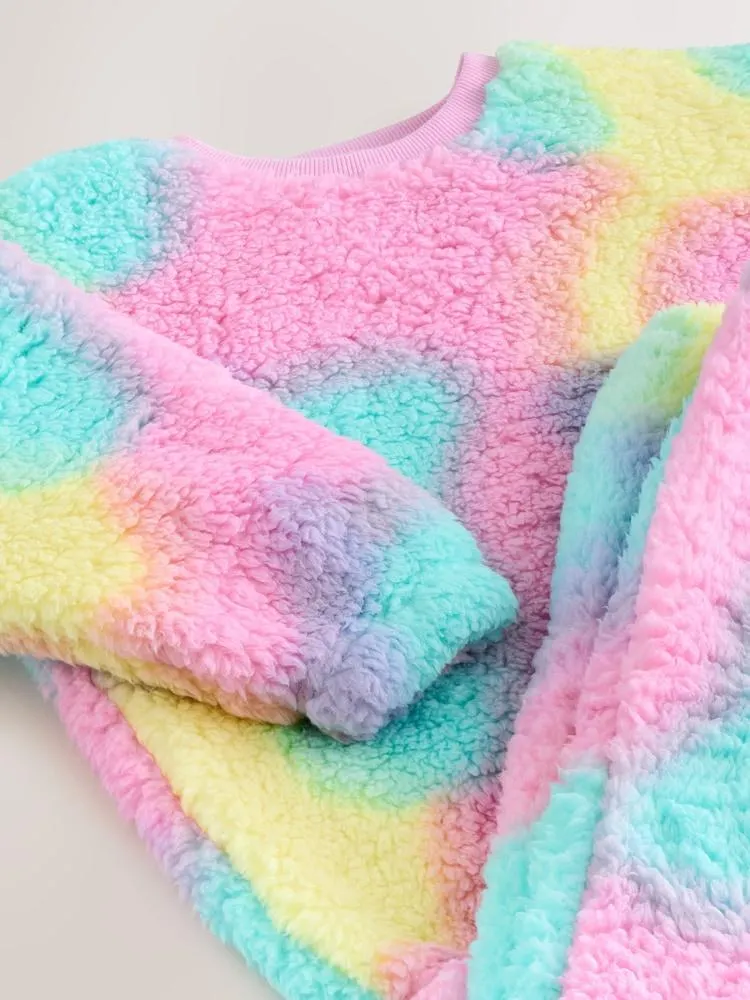 Pastel Tie Dye Fleece Two Piece (2-16yrs)