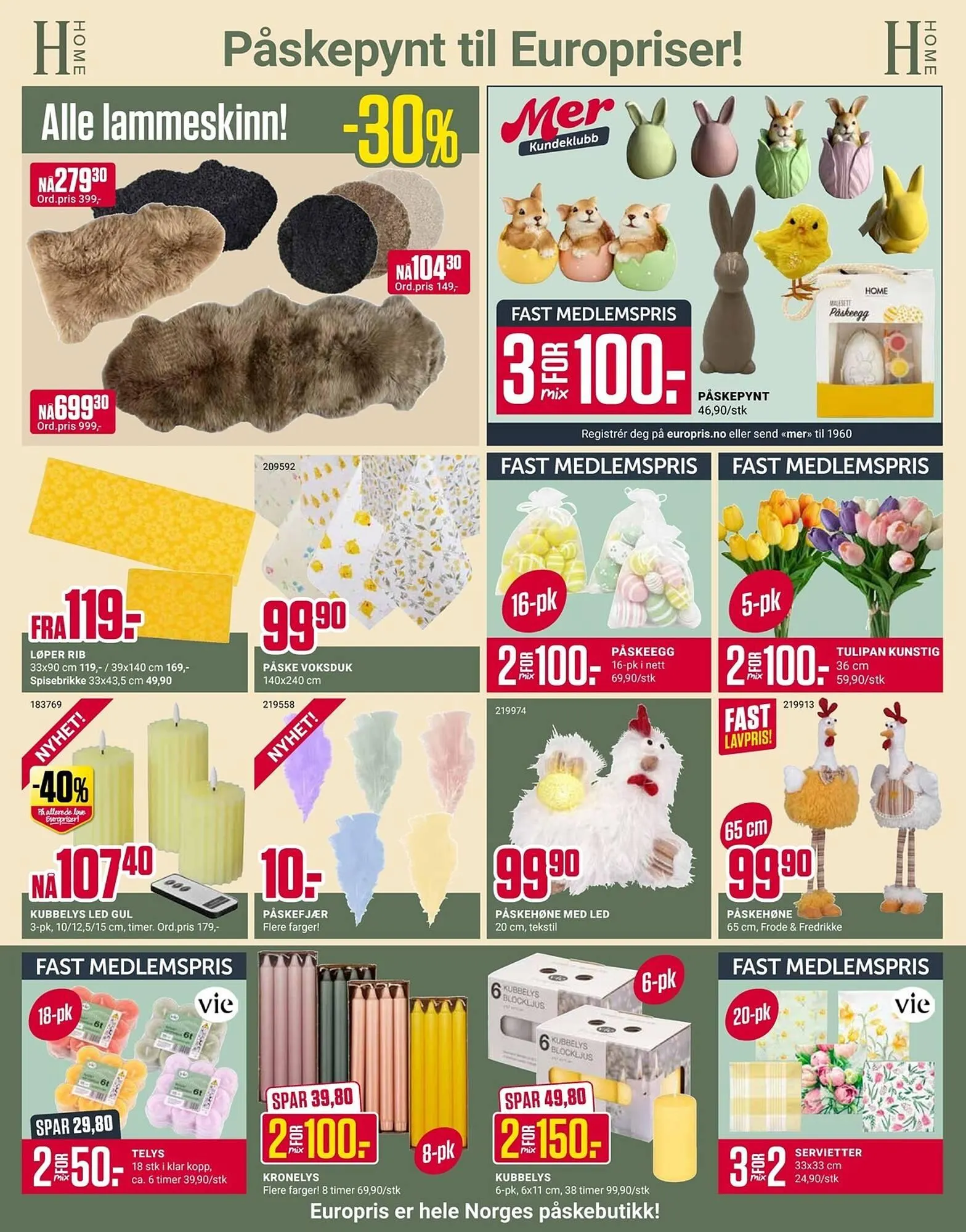 Europris kundeavis fra 16. mars til 21. mars 2026 - kundeavisside 3