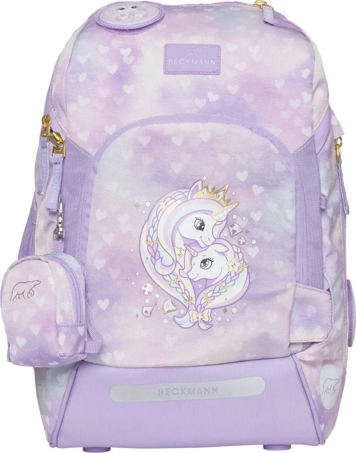 Skolesekk 1.kl Unicorn Princess Purple Active Air FLX - Beckmann