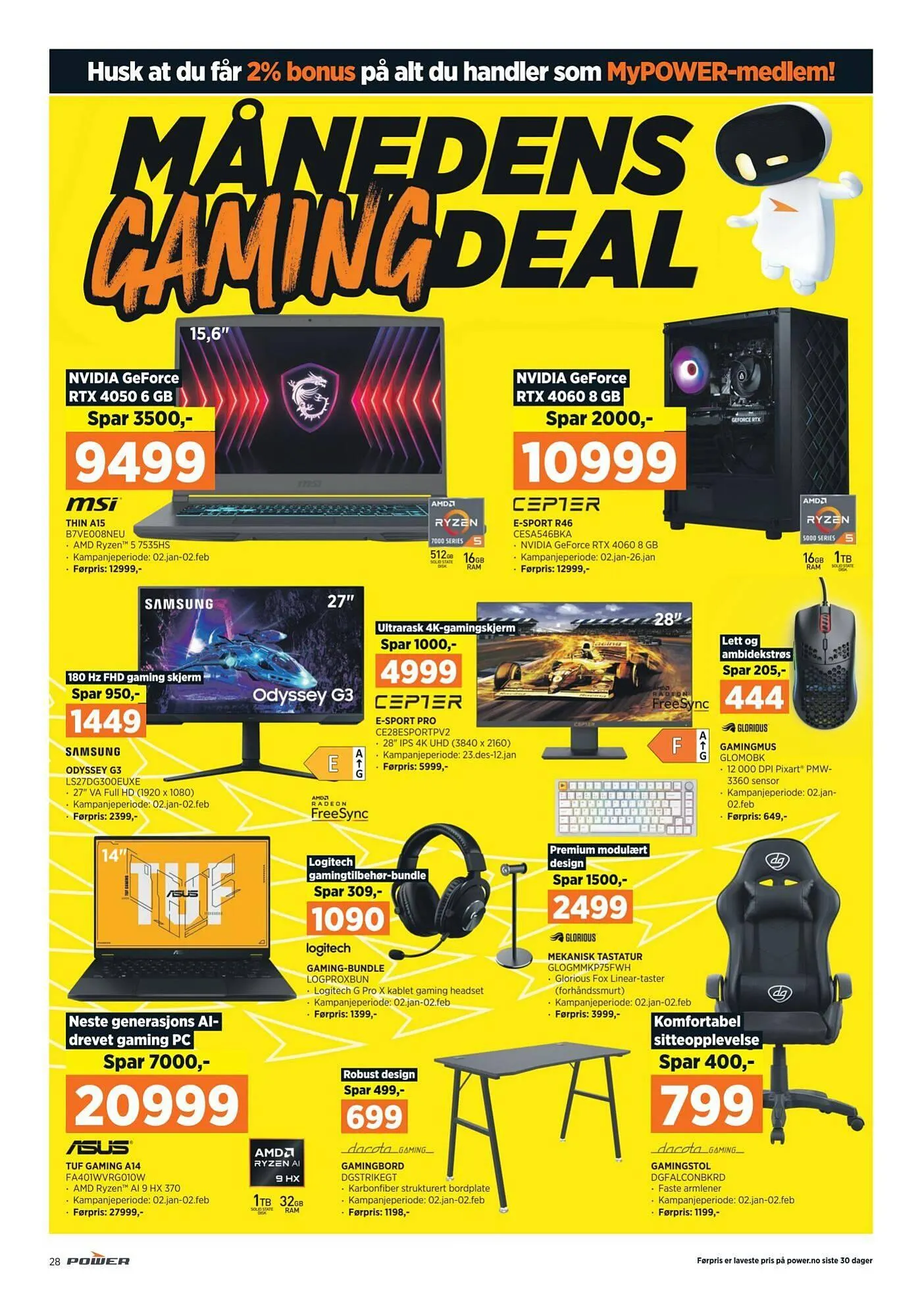 POWER Kundeavis fra 12. januar til 19. januar 2025 - kundeavisside 28
