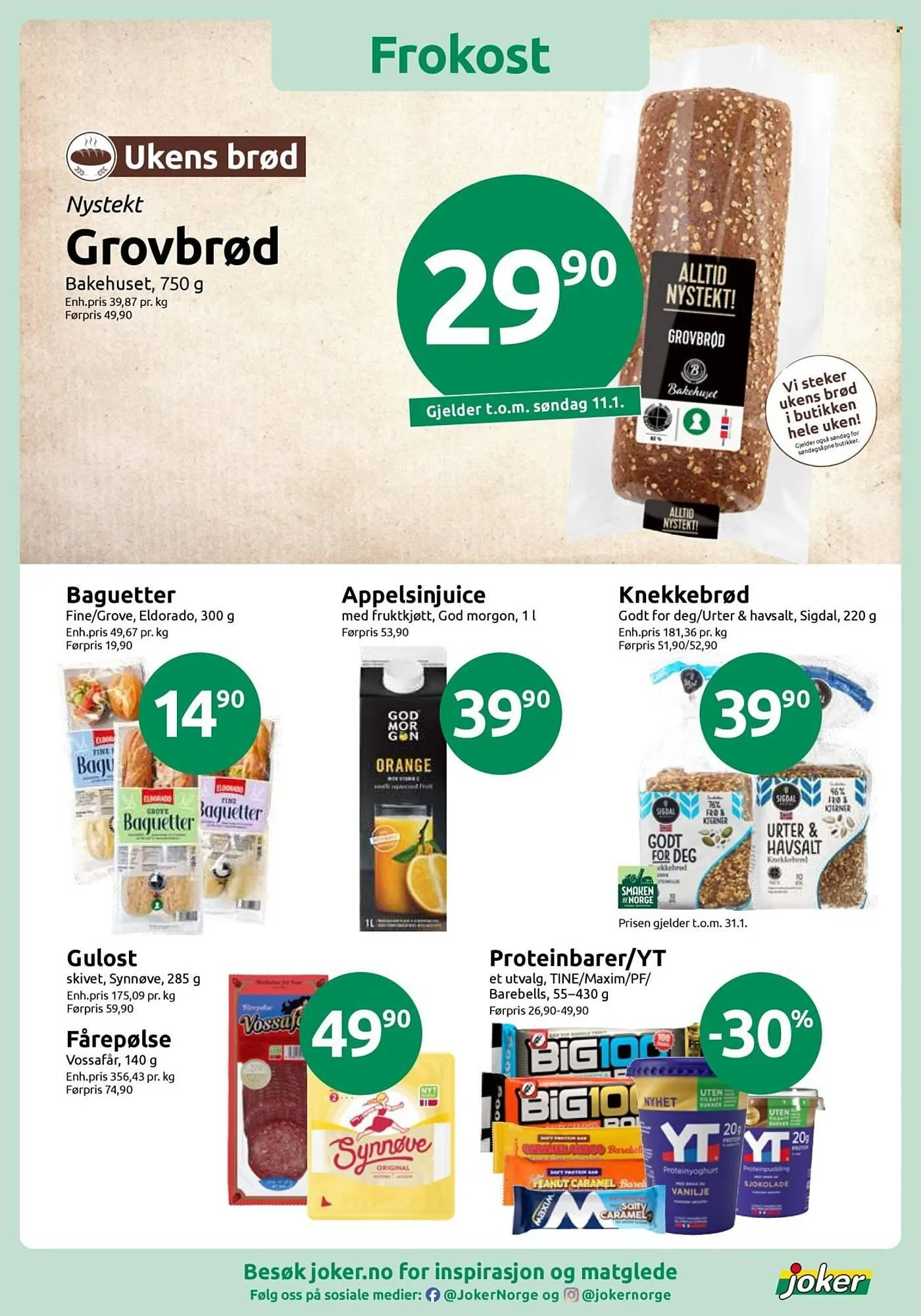 Joker kundeavis fra 6. januar til 10. januar 2026 - kundeavisside 11