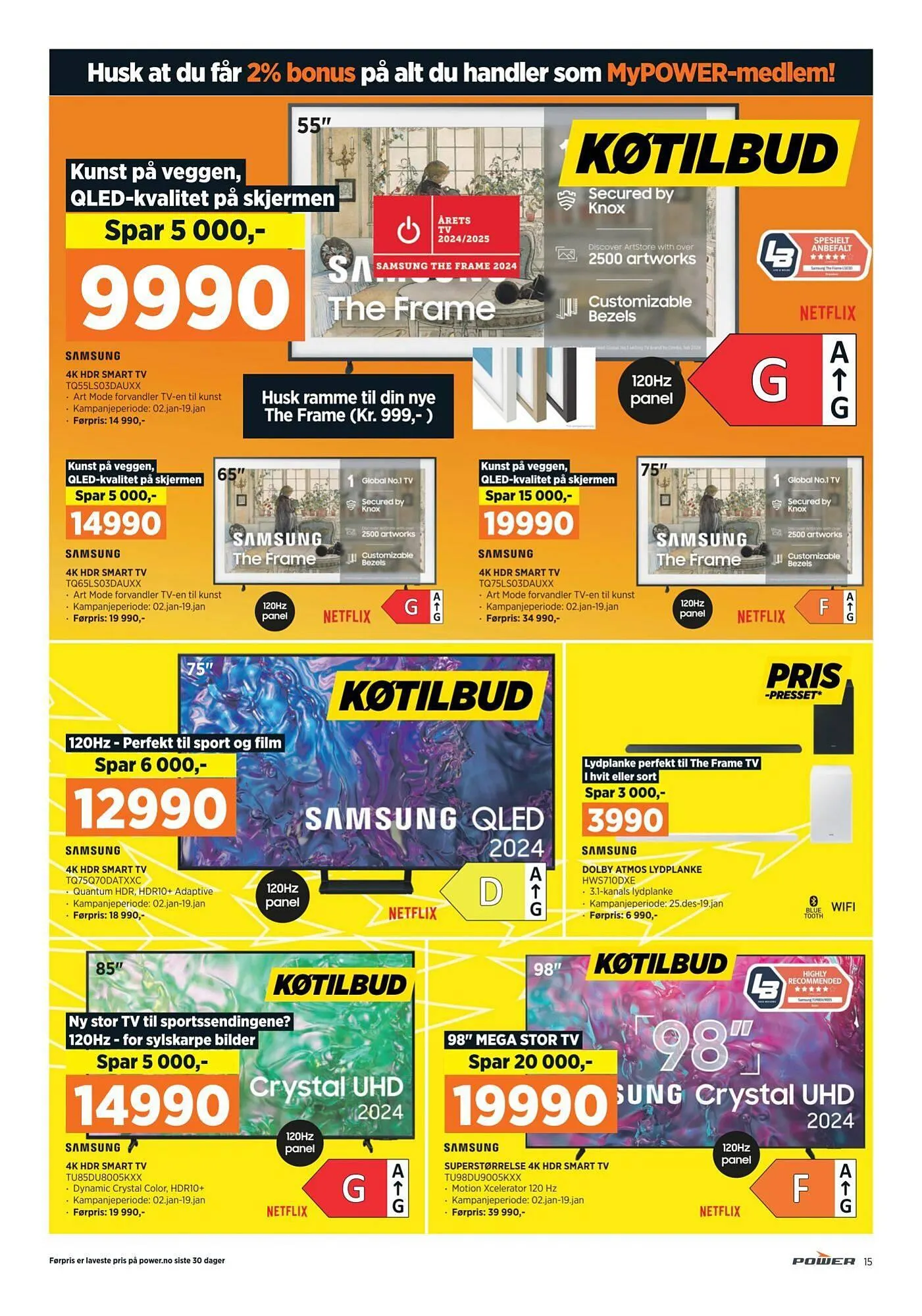 POWER Kundeavis fra 5. januar til 12. januar 2025 - kundeavisside 15
