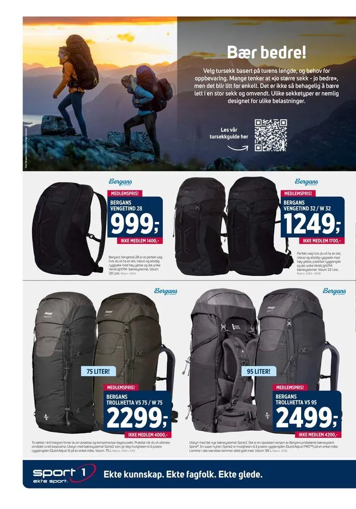 Sport 1 Ekte Sport fra 22. august til 1. september 2024 - kundeavisside 20