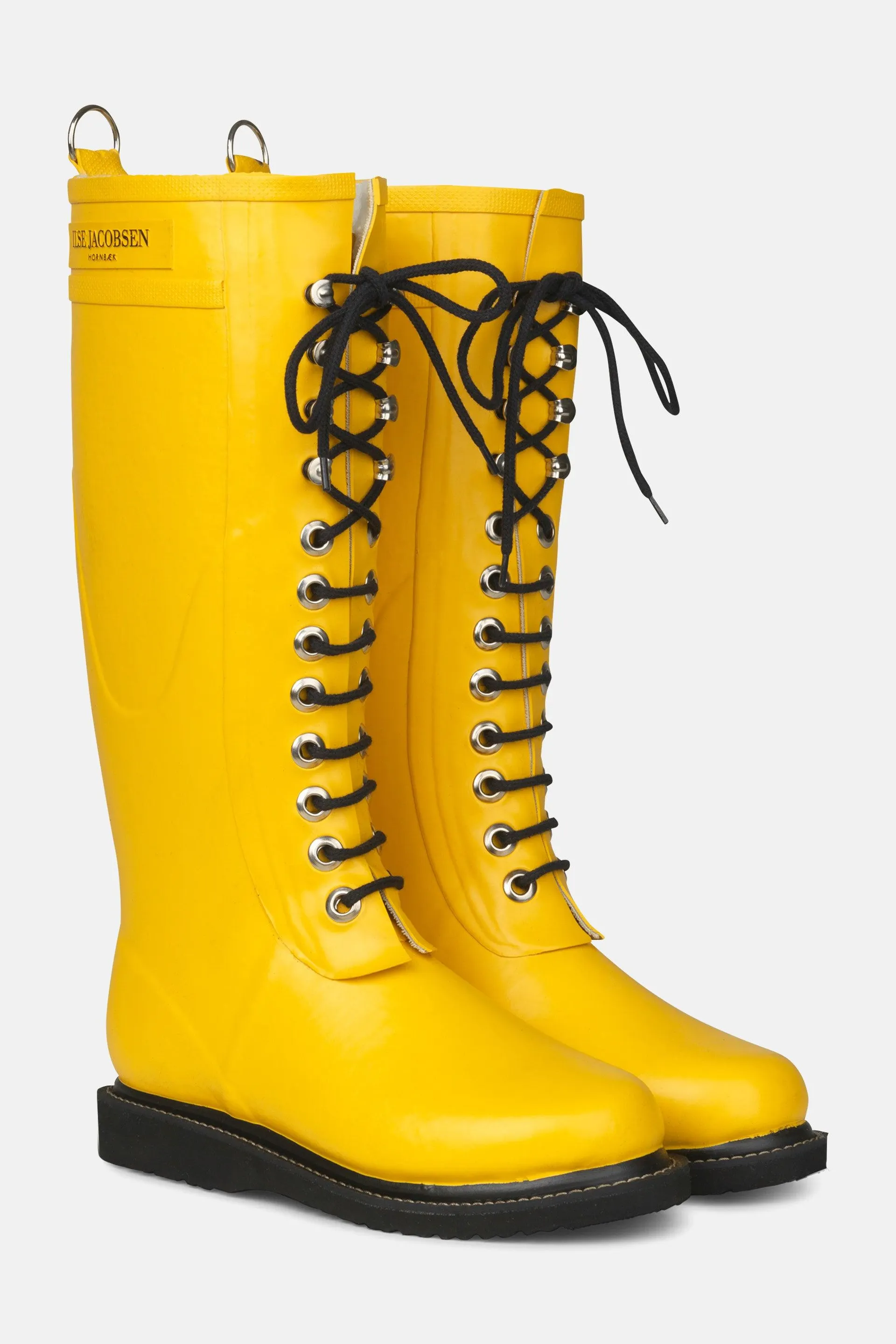 Long Rubber Boots - Cyber Yellow