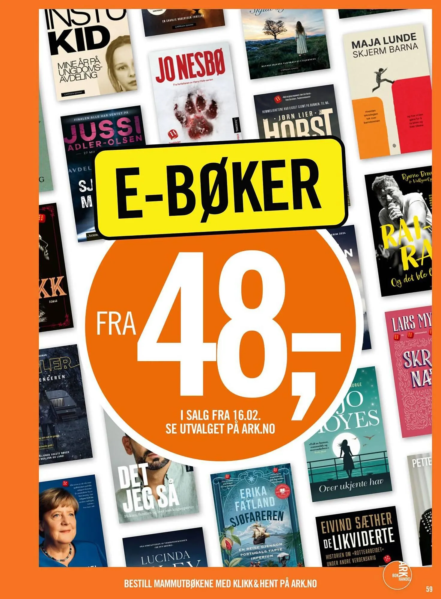 Ark Bokhandel kundeavis fra 16. februar til 9. mars 2026 - kundeavisside 59