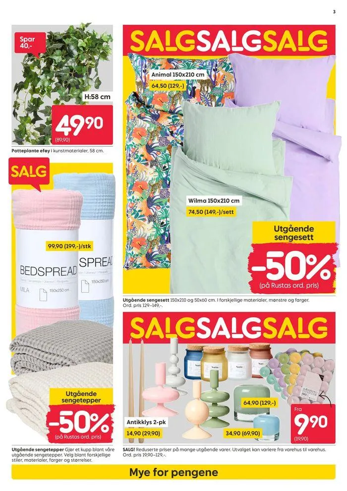 Rusta Salg fra 24. juni til 8. juli 2024 - kundeavisside 3