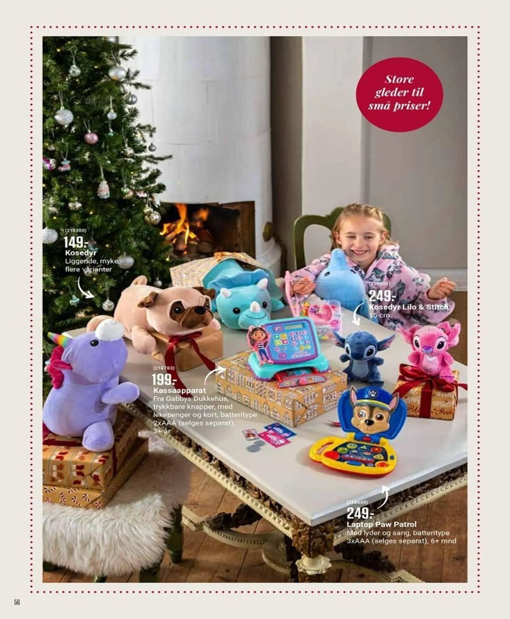 Europris kundeavis fra 29. oktober til 24. desember 2025 - kundeavisside 56
