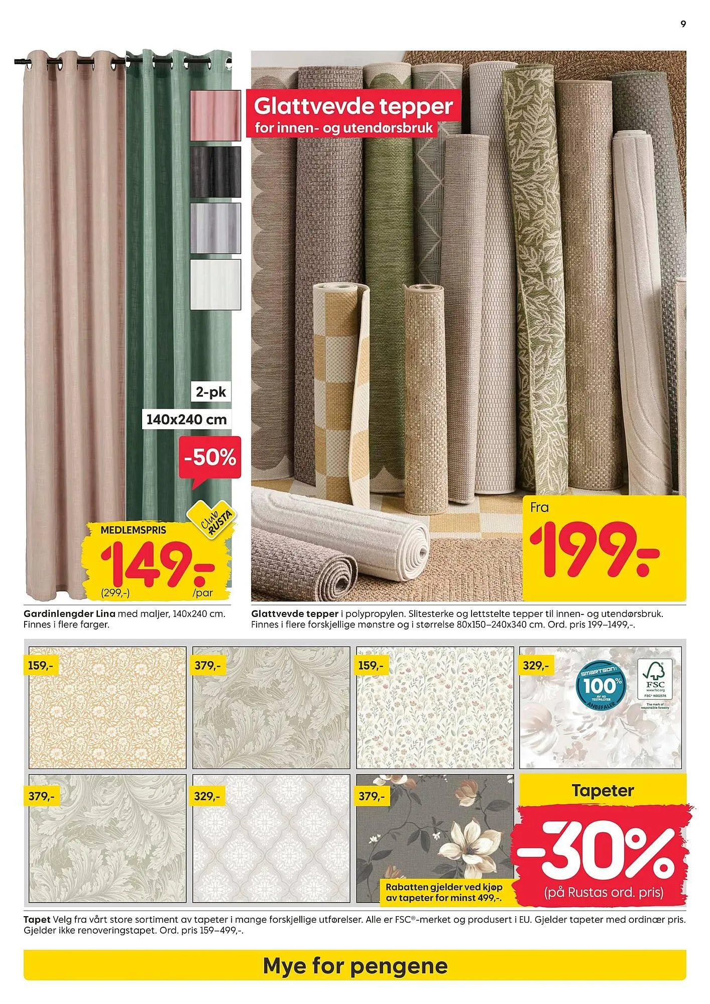 Rusta kundeavis fra 30. mars til 4. april 2026 - kundeavisside 9