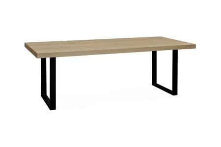 Spisebord Morris 220x100x75 Natur grov eiekefiner