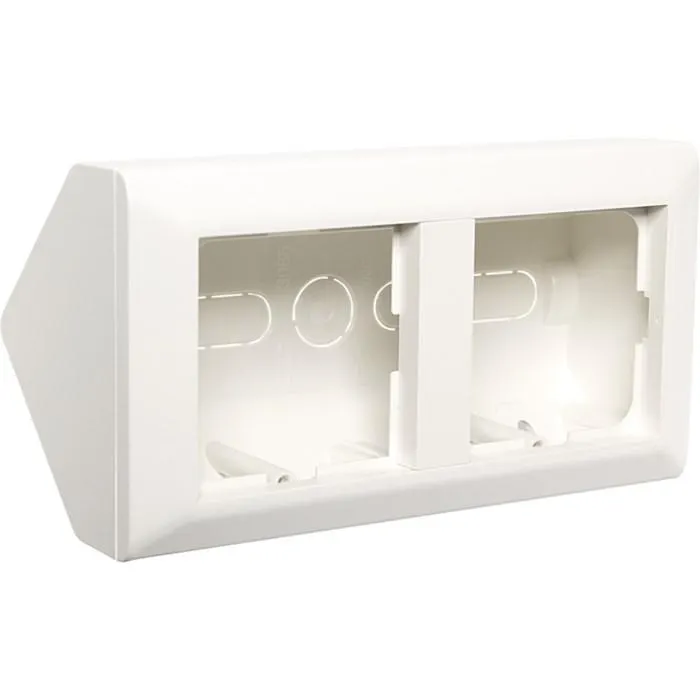 ELKO HJØRNEKAPPE DOBBEL RS16 HVIT