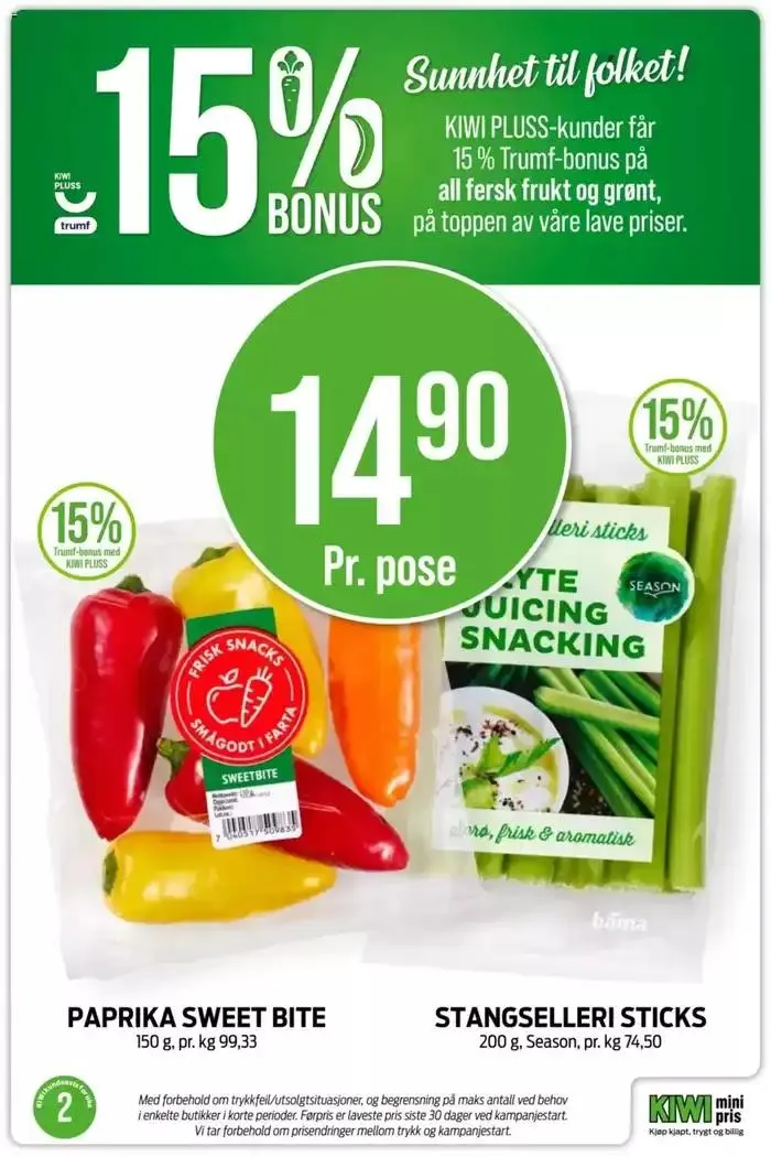 Kiwi Kundeavis fra 1. januar til 12. januar 2025 - kundeavisside 7