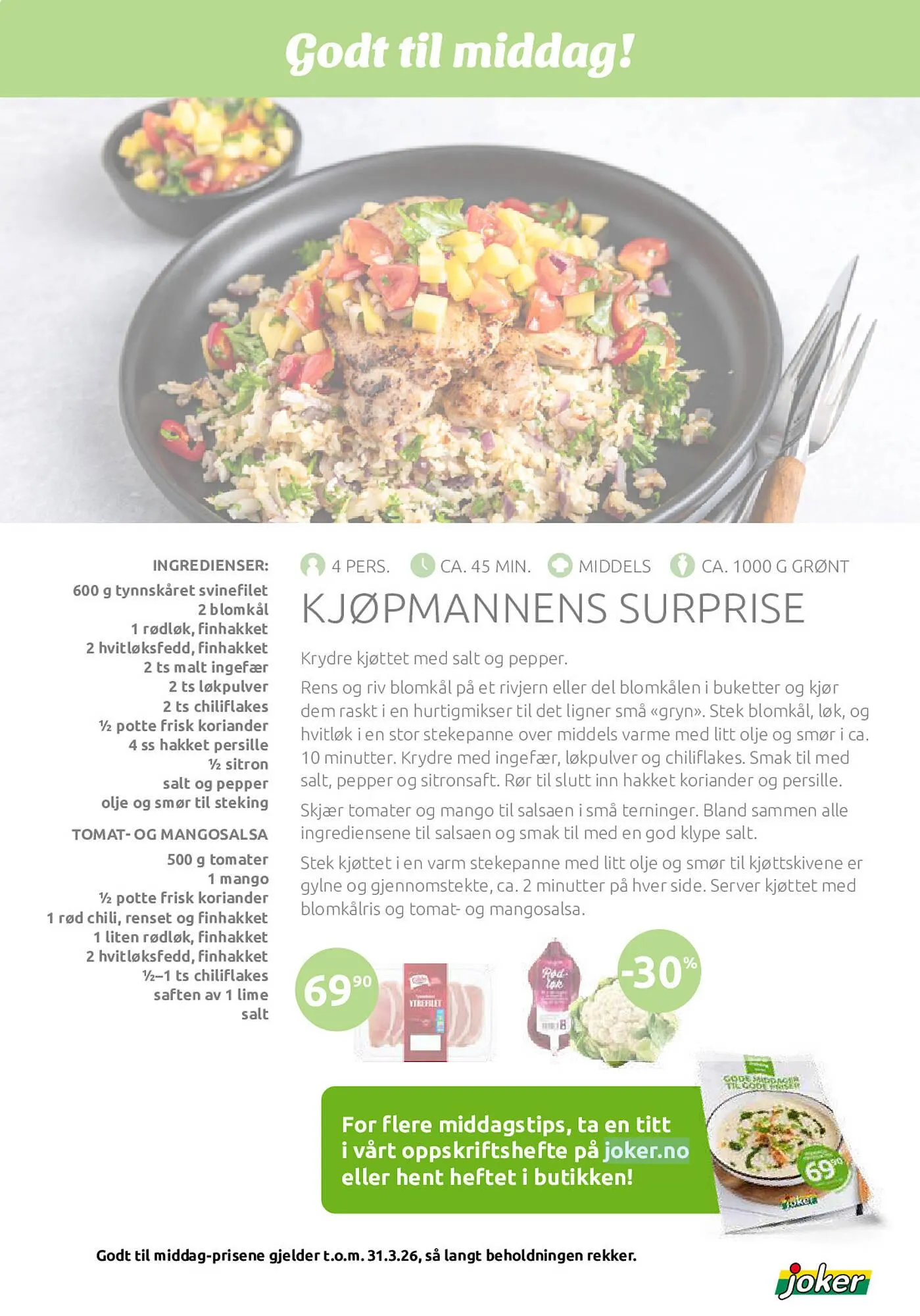 Joker kundeavis fra 9. mars til 21. mars 2026 - kundeavisside 10