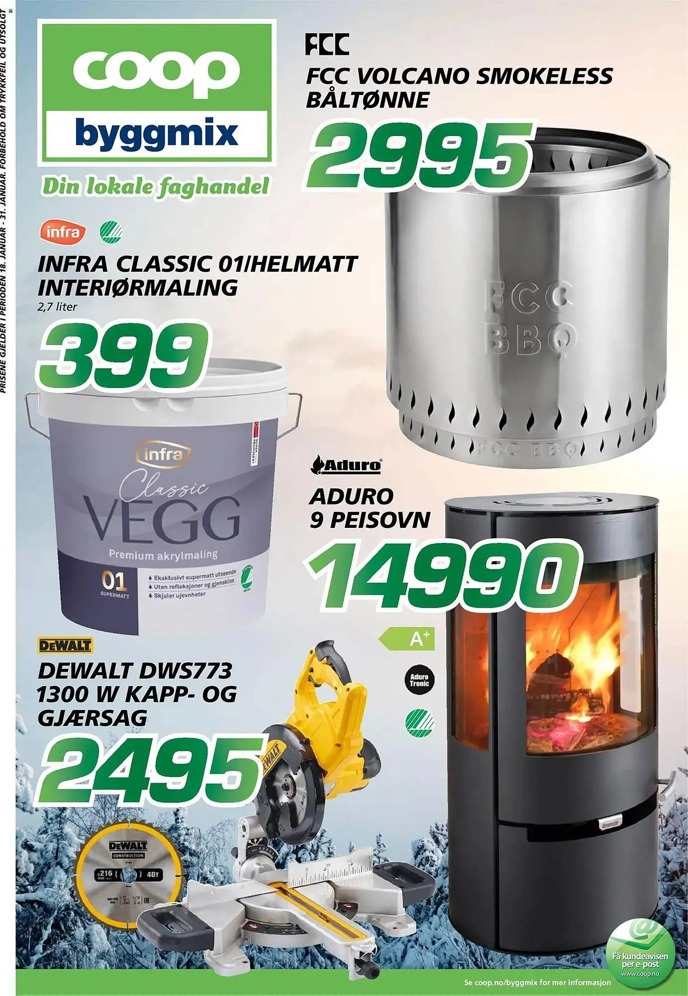 Coop Byggmix kundeavis fra 19. januar til 1. februar 2026 - kundeavisside 1