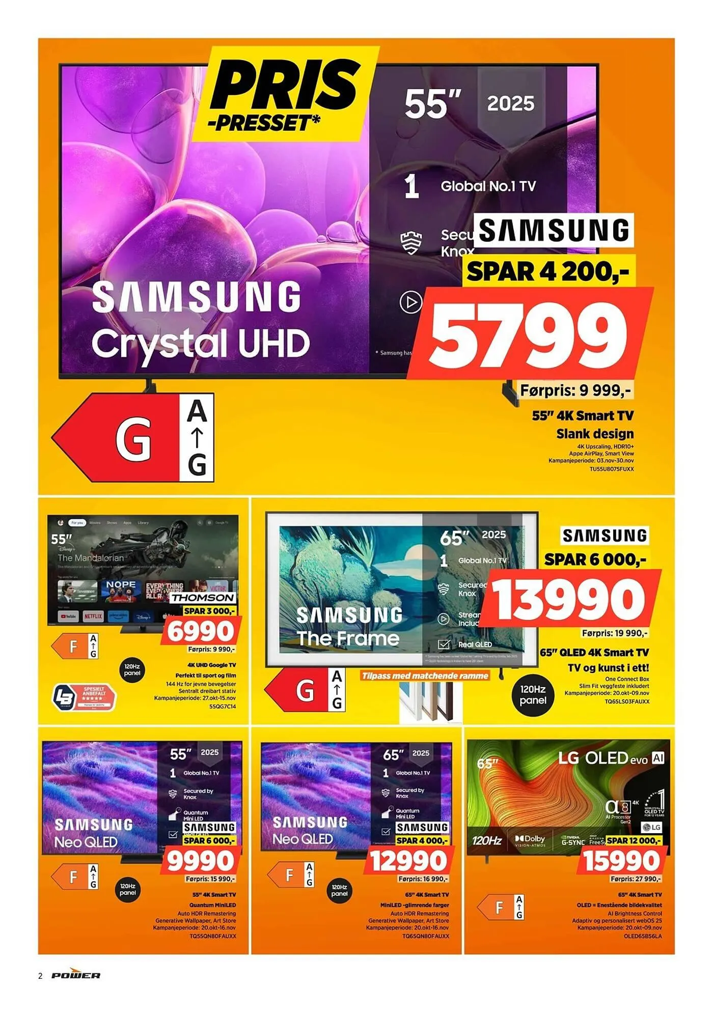 POWER kundeavis fra 3. november til 9. november 2025 - kundeavisside 2