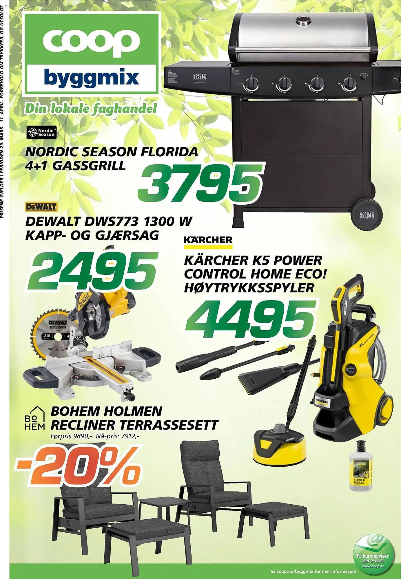 Coop Byggmix kundeavis fra 29. mars til 11. april 2026 - kundeavisside 1