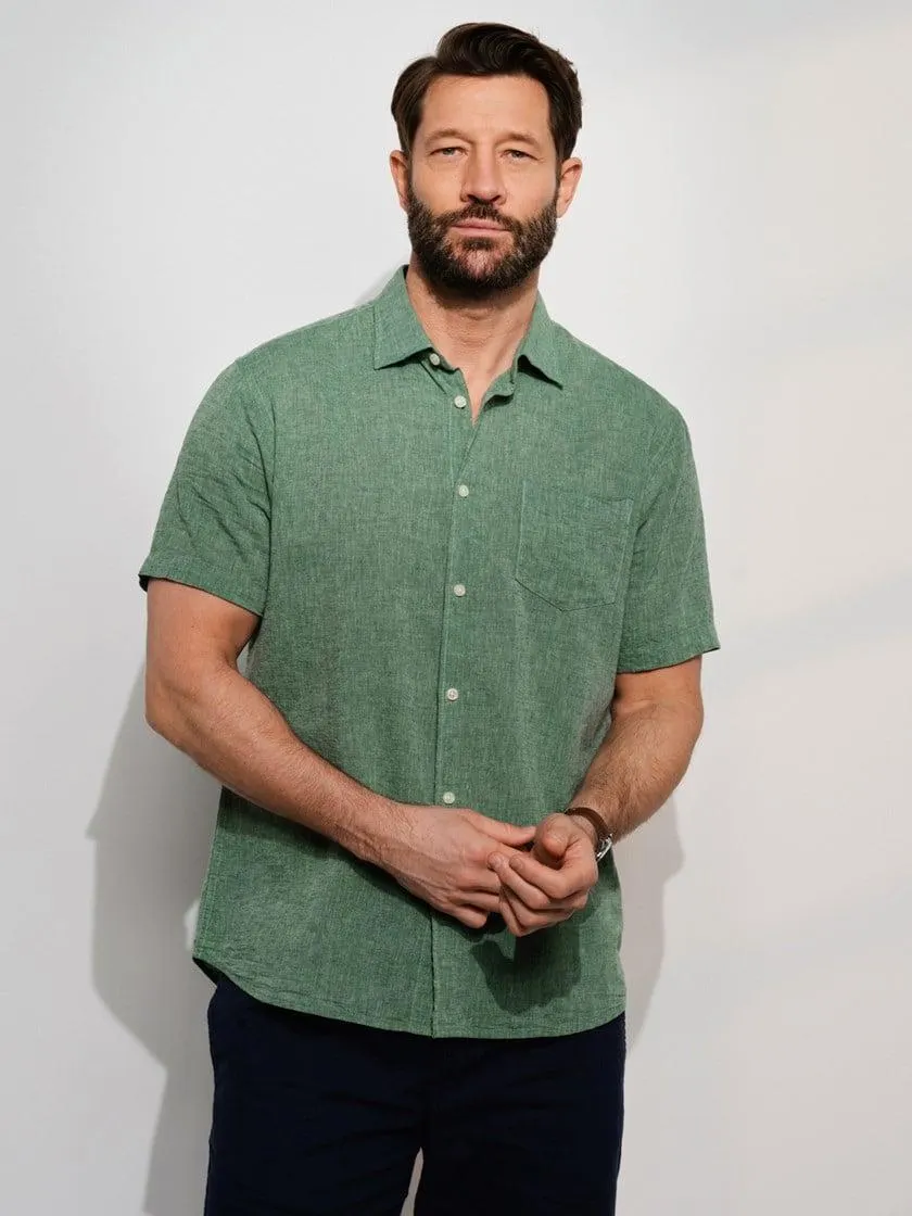 Elia skjorte i linmiks