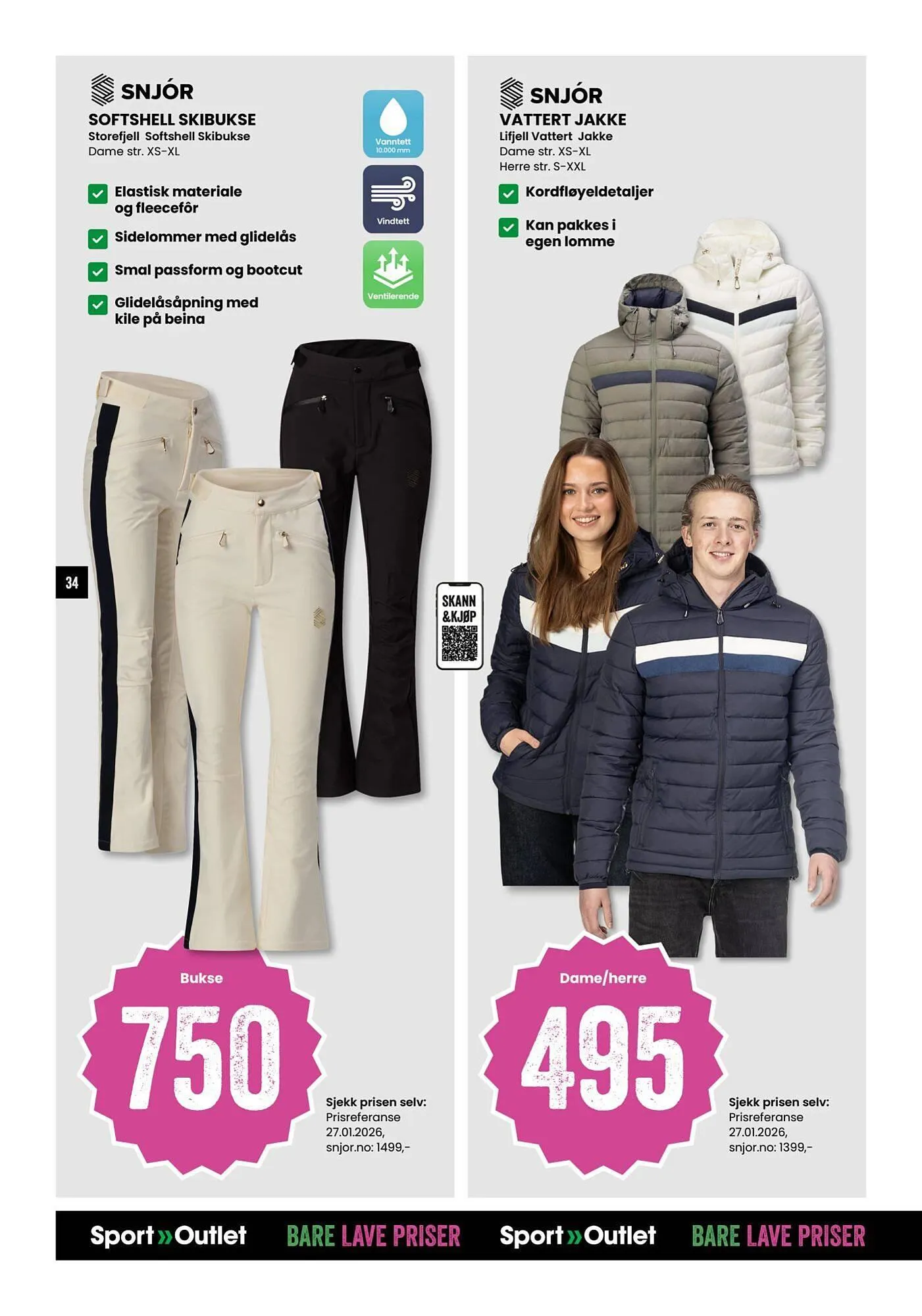 Sport Outlet kundeavis fra 10. februar til 23. februar 2026 - kundeavisside 34