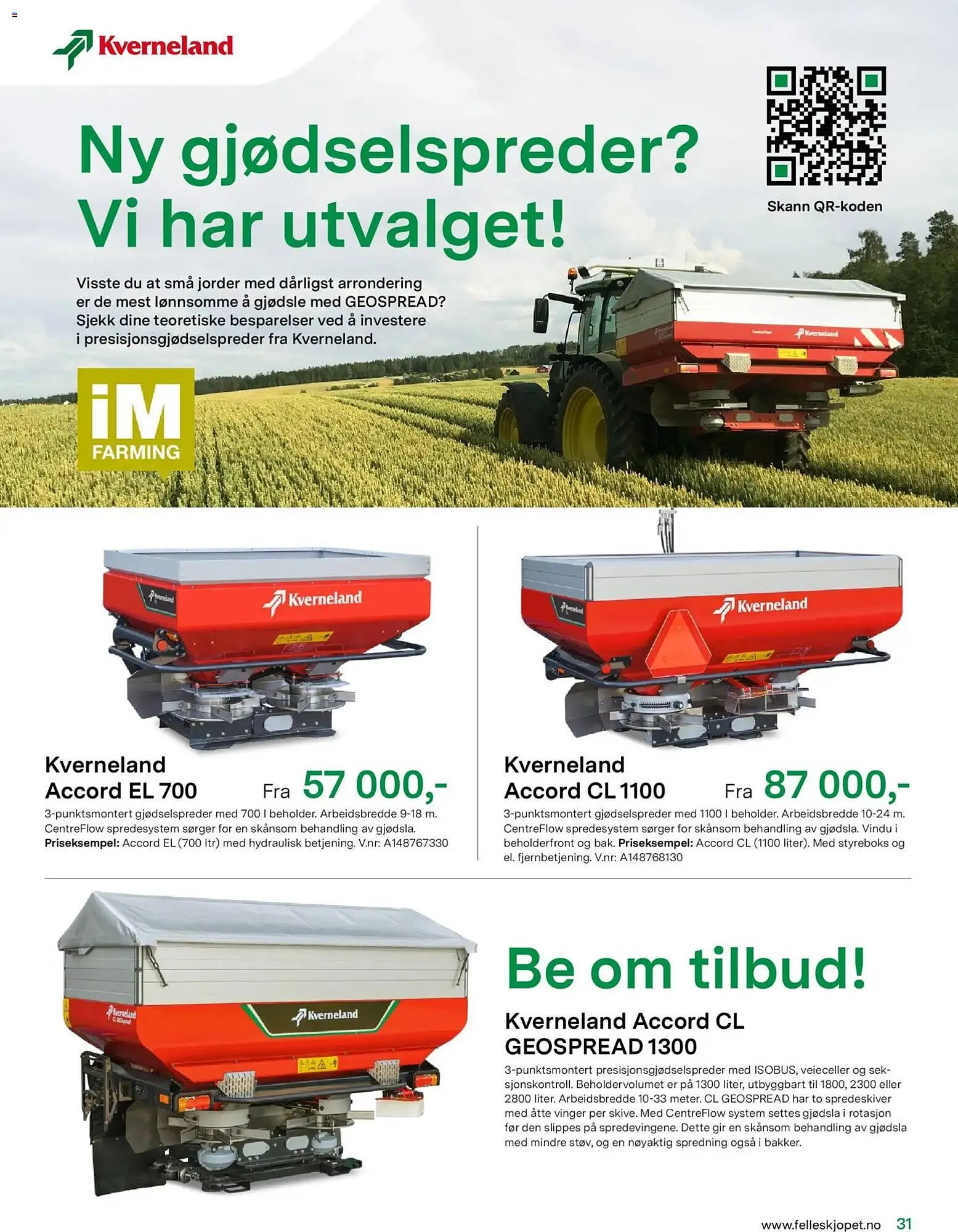 Felleskjøpet kundeavis fra 18. mars til 31. desember 2026 - kundeavisside 31