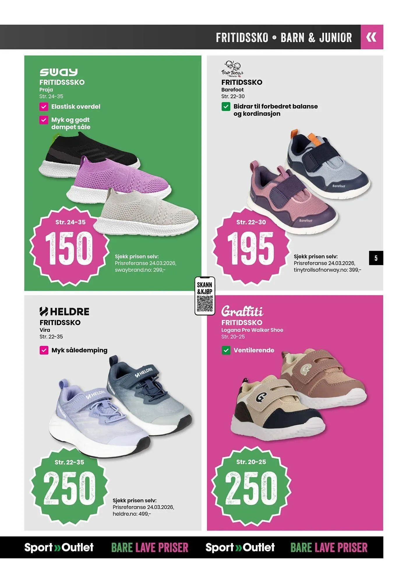 Sport Outlet kundeavis fra 14. april til 4. mai 2026 - kundeavisside 5