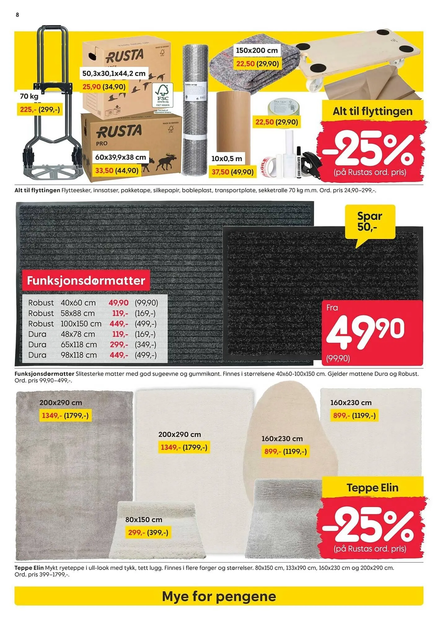 Rusta kundeavis fra 5. januar til 11. januar 2026 - kundeavisside 8