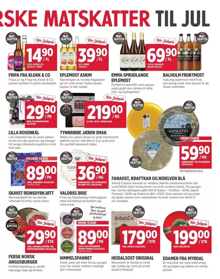 Meny Kundeavis fra 28. november til 12. desember 2024 - kundeavisside 5