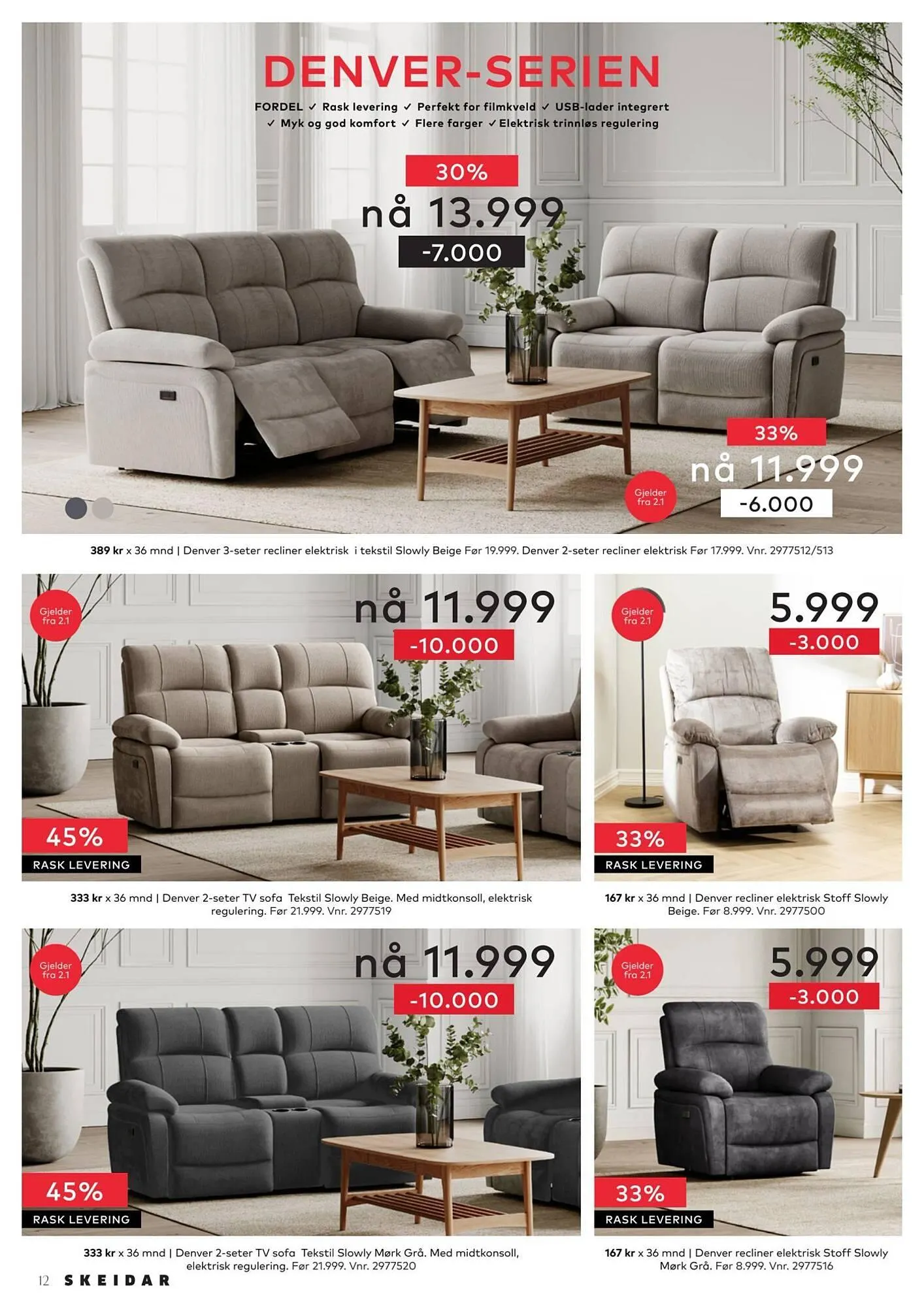 Skeidar kundeavis fra 30. desember til 2. januar 2026 - kundeavisside 12