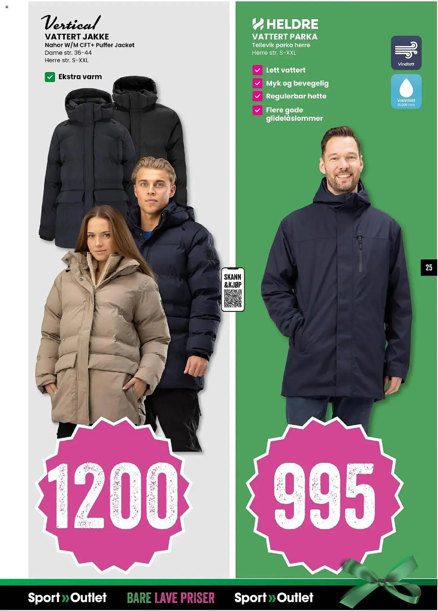 Sport Outlet kundeavis fra 2. desember til 24. desember 2025 - kundeavisside 25