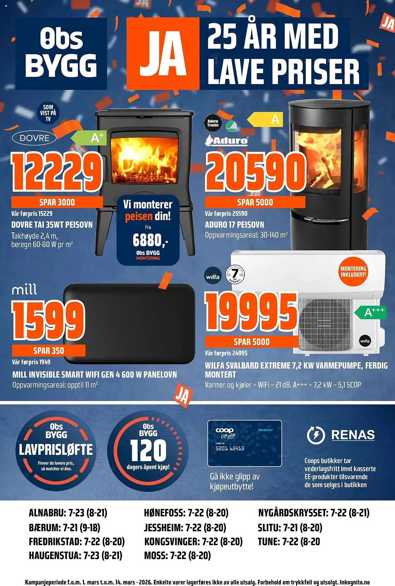 Obs Bygg kundeavis fra 1. mars til 14. mars 2026 - kundeavisside 16