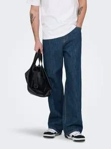 ONSREMI Middels høyt snitt Wide Leg Fit Jeans