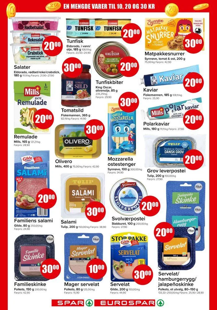 Spar Kundeavis Uke 38 fra 19. september til 3. oktober 2024 - kundeavisside 5