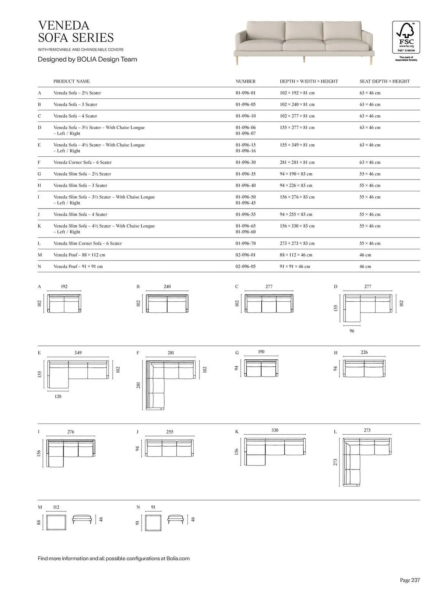 Bolia kundeavis fra 15. september til 31. desember 2025 - kundeavisside 239