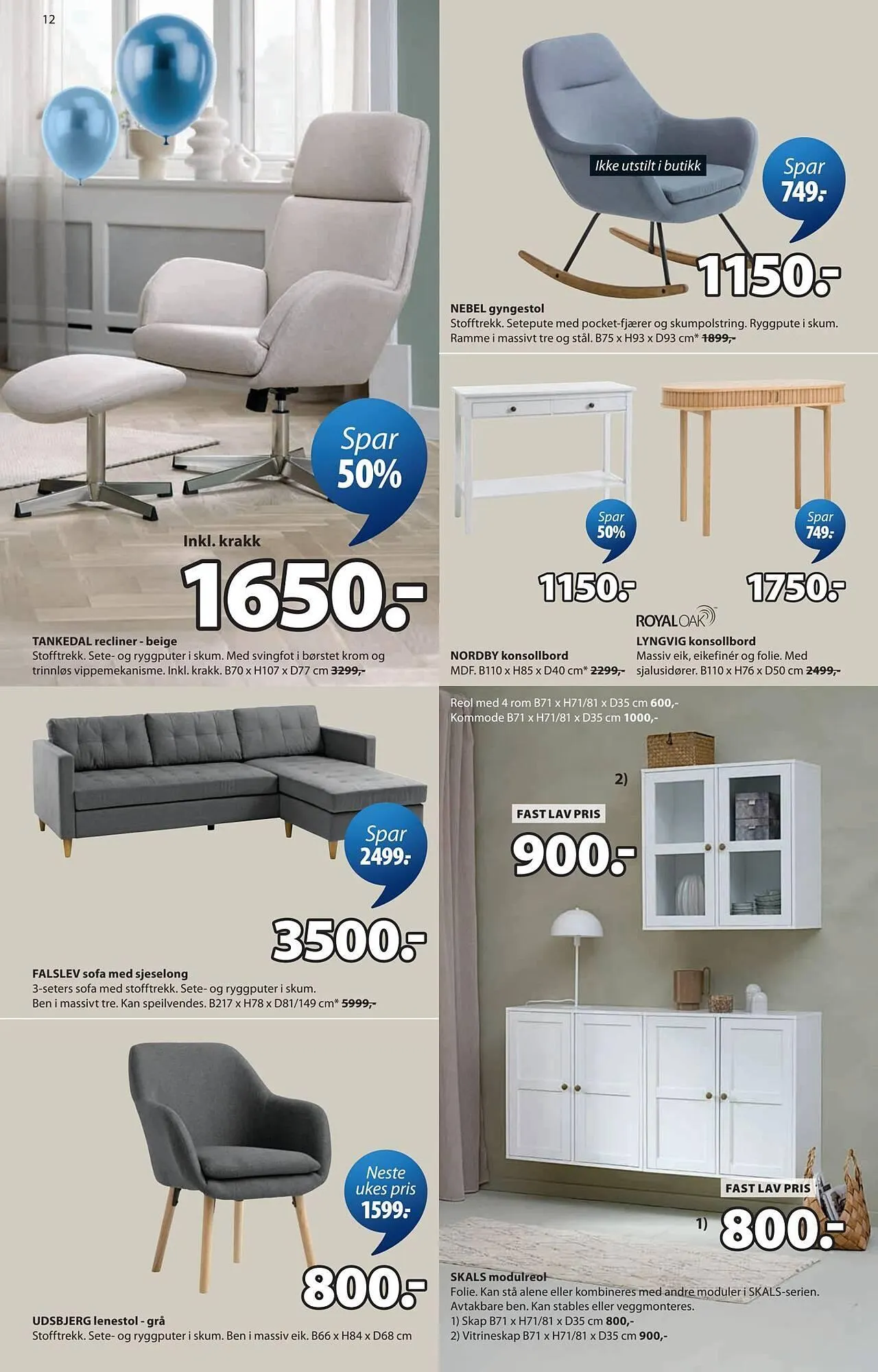 JYSK kundeavis fra 13. april til 19. april 2026 - kundeavisside 12