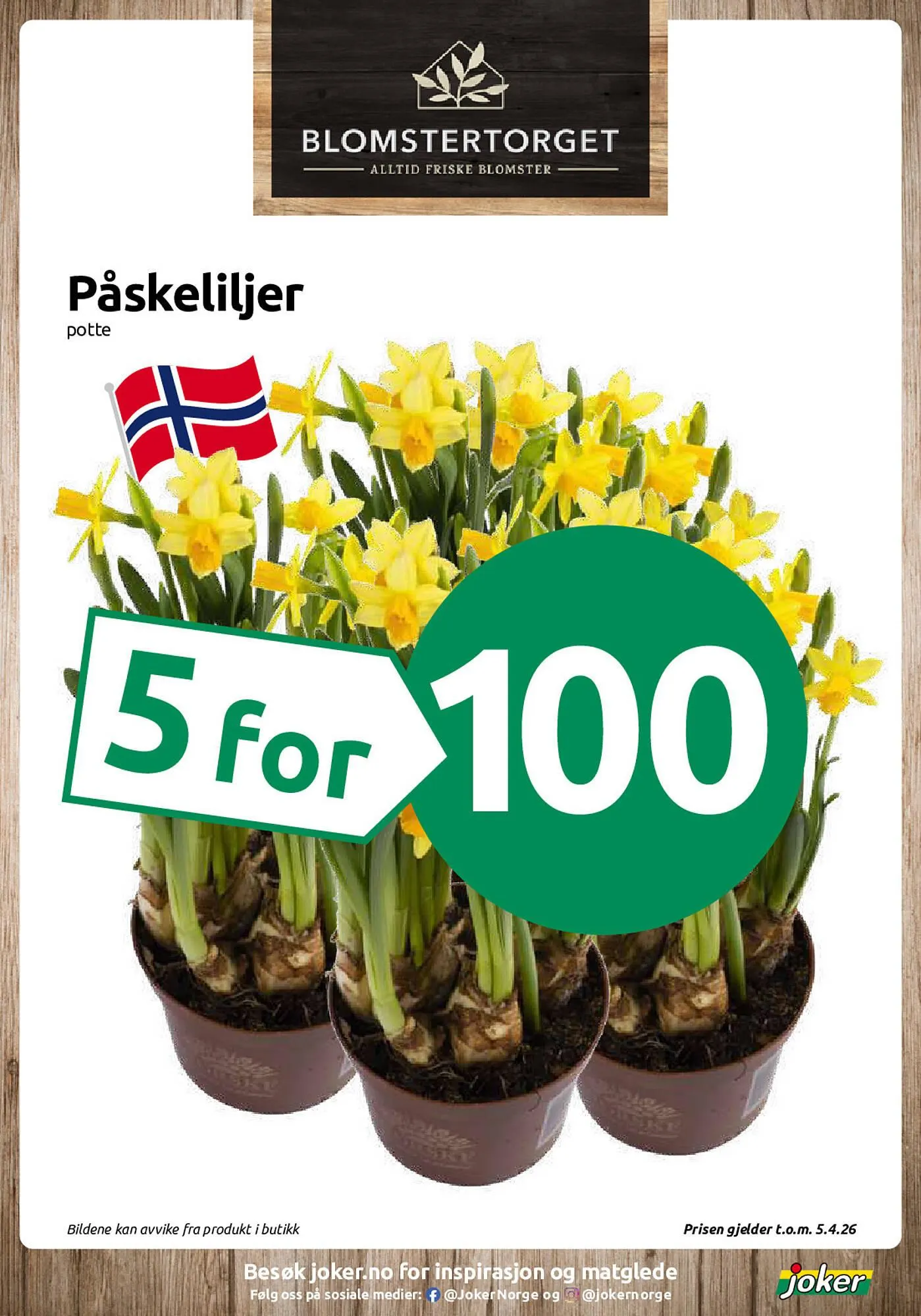 Joker kundeavis fra 9. mars til 21. mars 2026 - kundeavisside 8