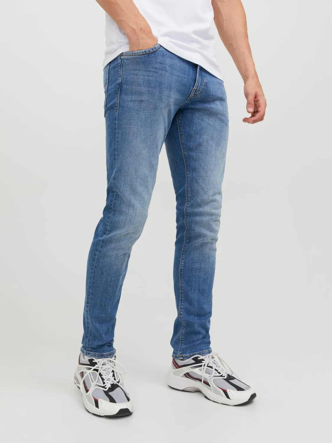 JJIGLENN JJFELIX MF 246 Jeans med slim fit