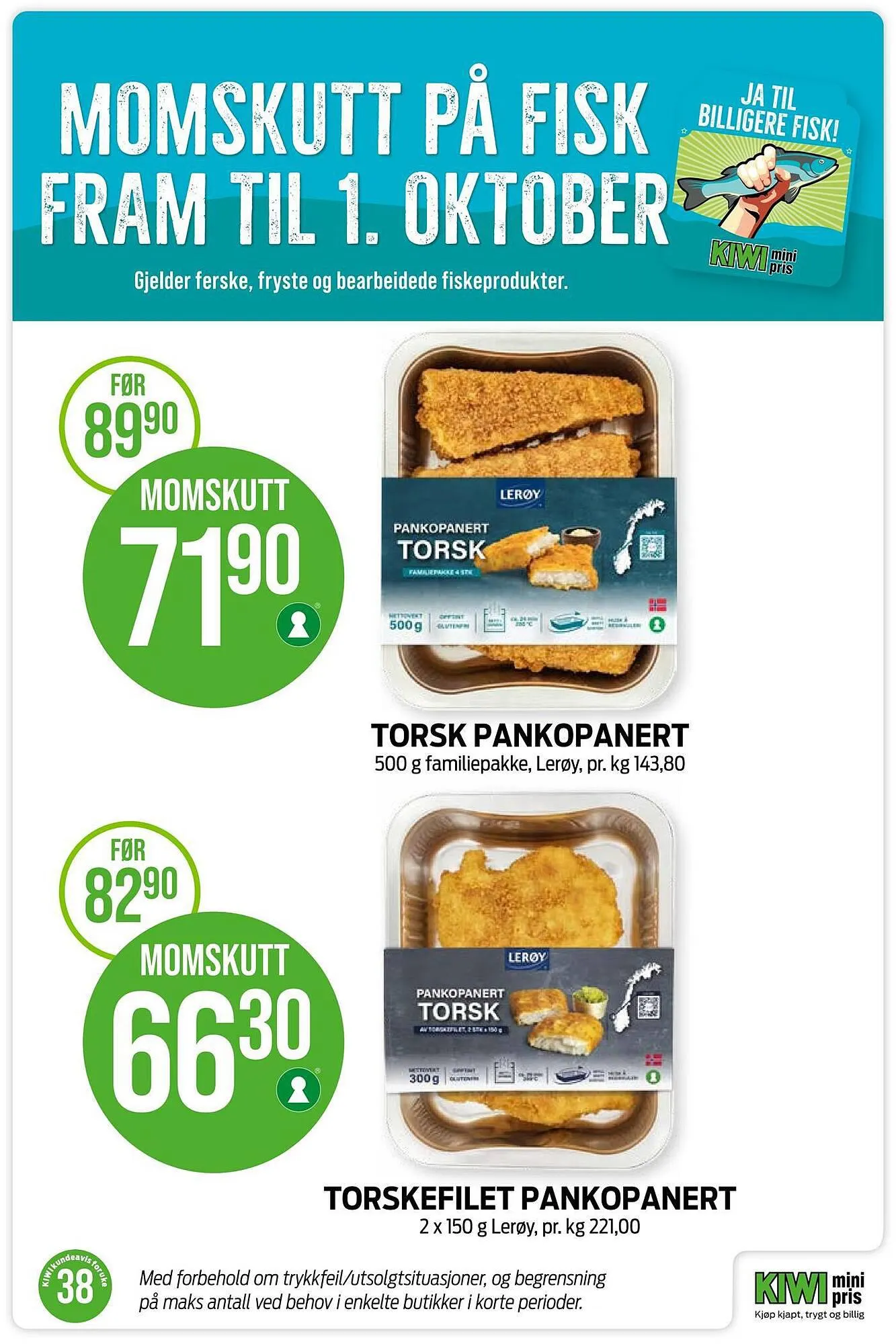 Kiwi Kundeavis fra 17. september til 24. september 2023 - kundeavisside 12