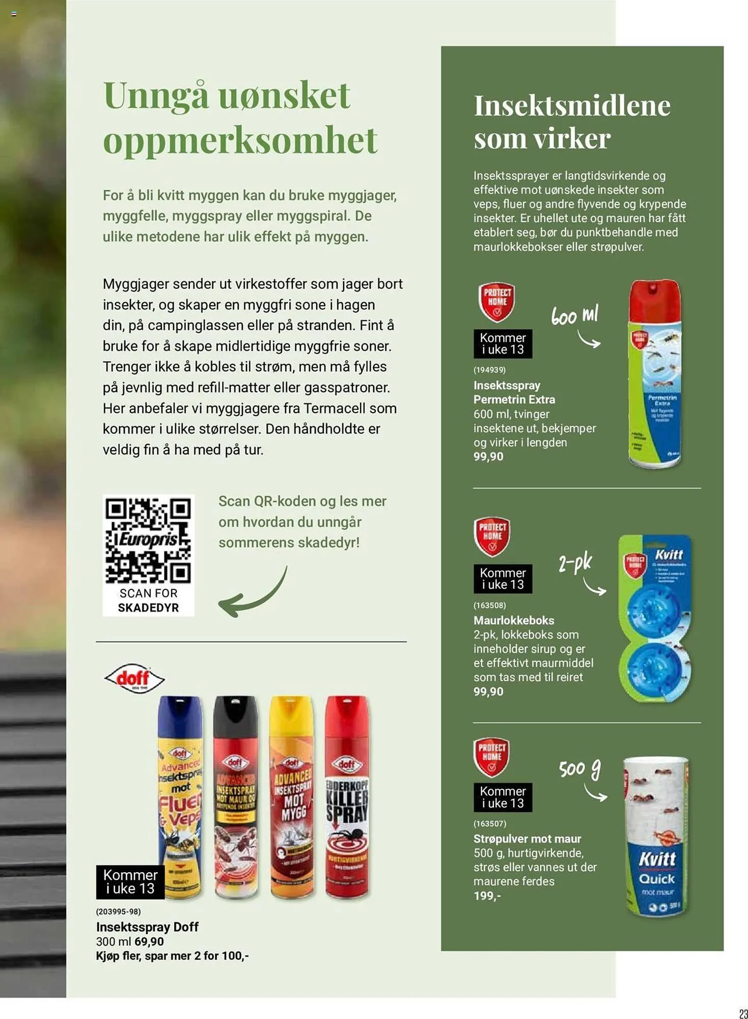 Europris Kundeavis fra 10. mars til 31. desember 2023 - kundeavisside 23