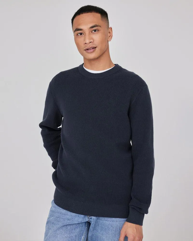 Strikket genser i bomull