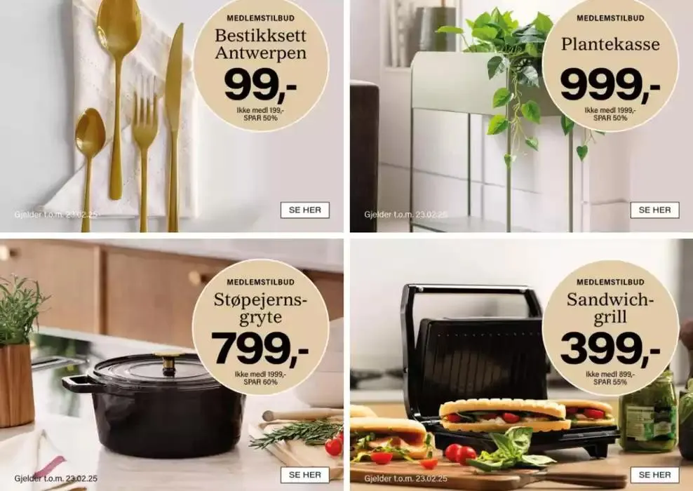 40% fra 22. januar til 23. februar 2025 - kundeavisside 8