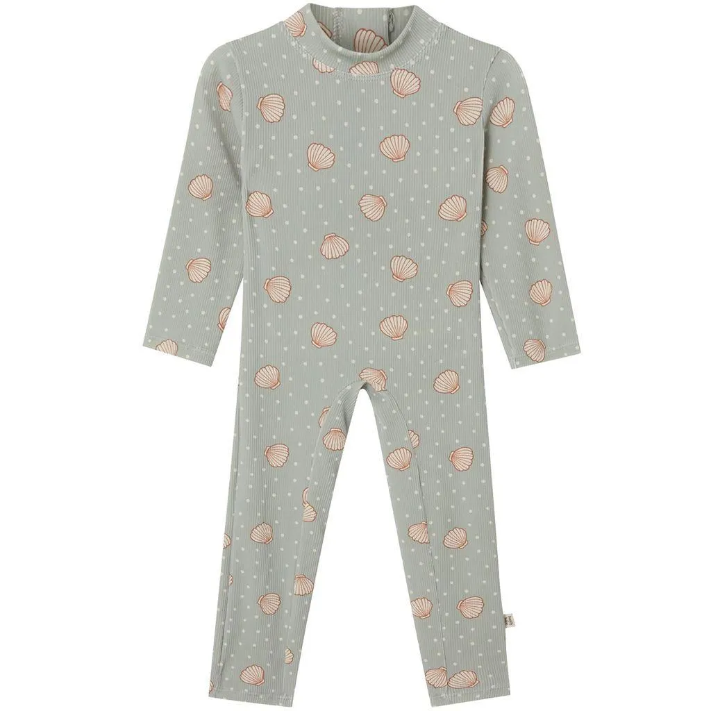 Mio Mønstret UV-drakt Med Skjeller Grønn