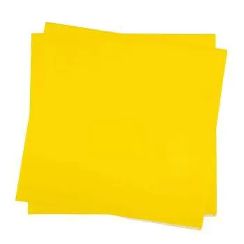 Serviett airlaid 40x40cm gul