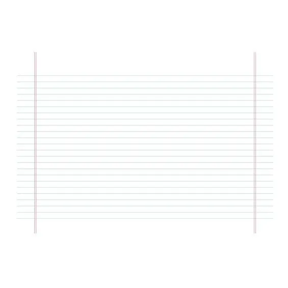 Linjert papir A4 20 ark