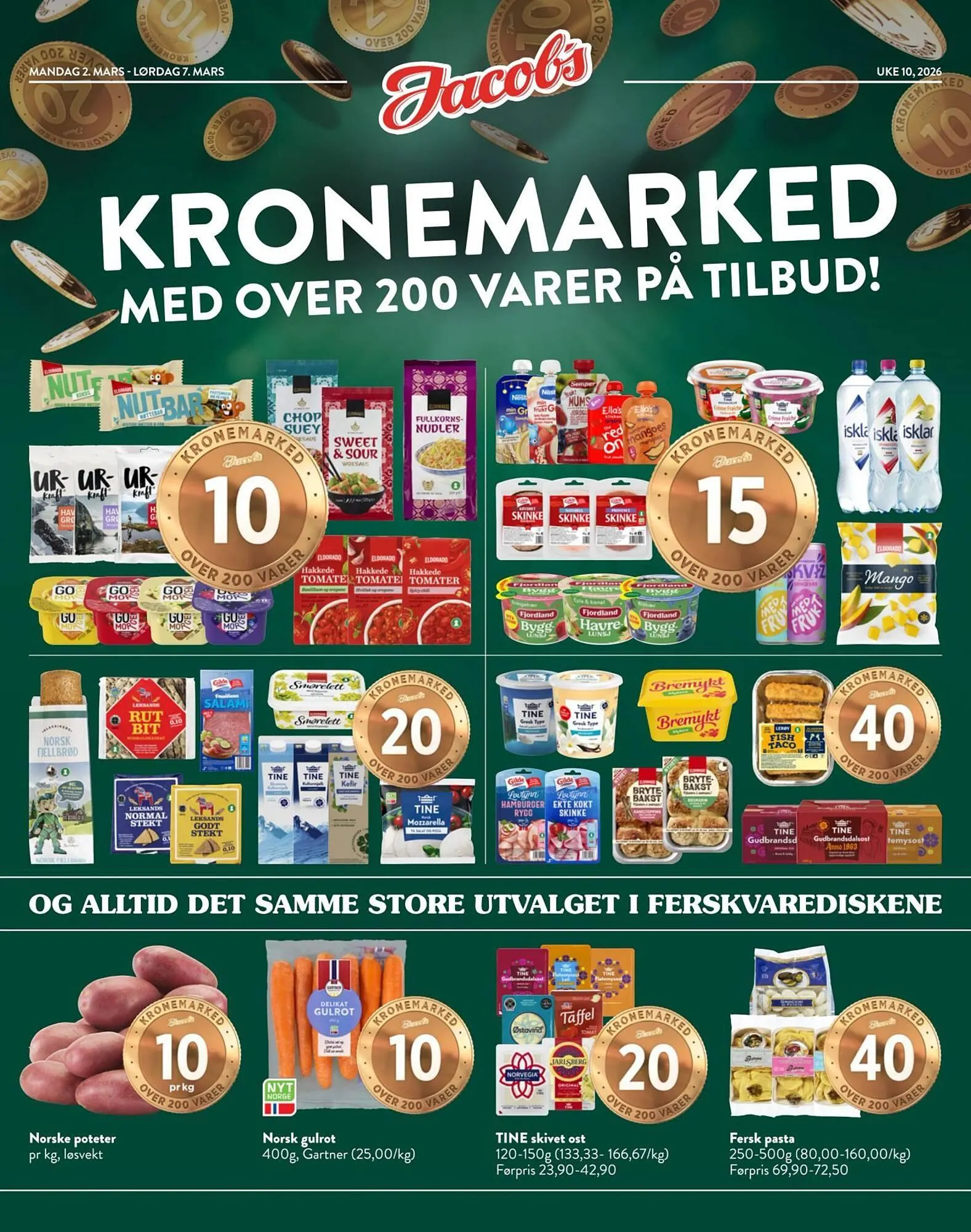 Jacobs kundeavis fra 2. mars til 8. mars 2026 - kundeavisside 1