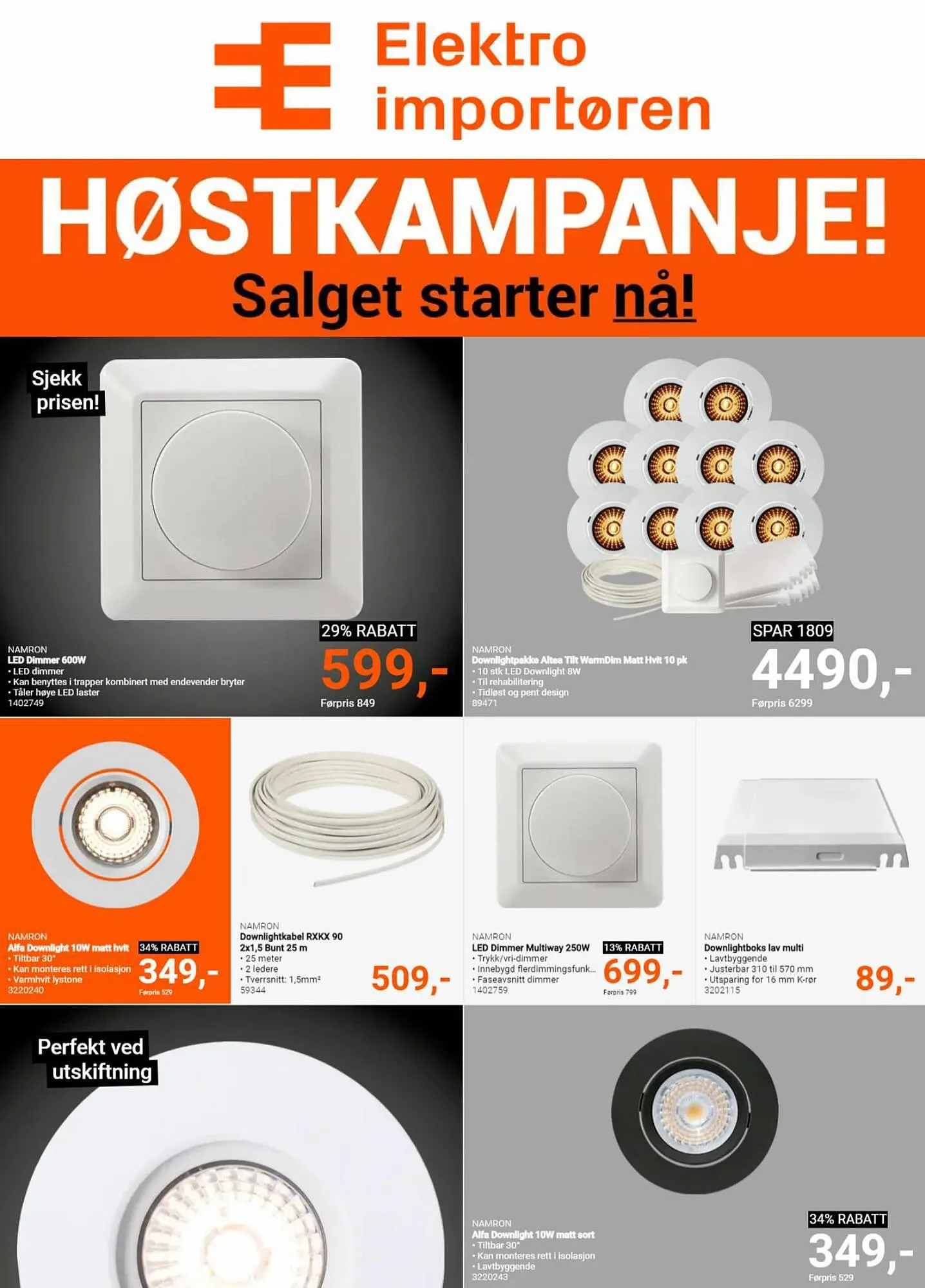 Elektroimportøren Kundeavis fra 28. august til 10. september 2023 - kundeavisside 1