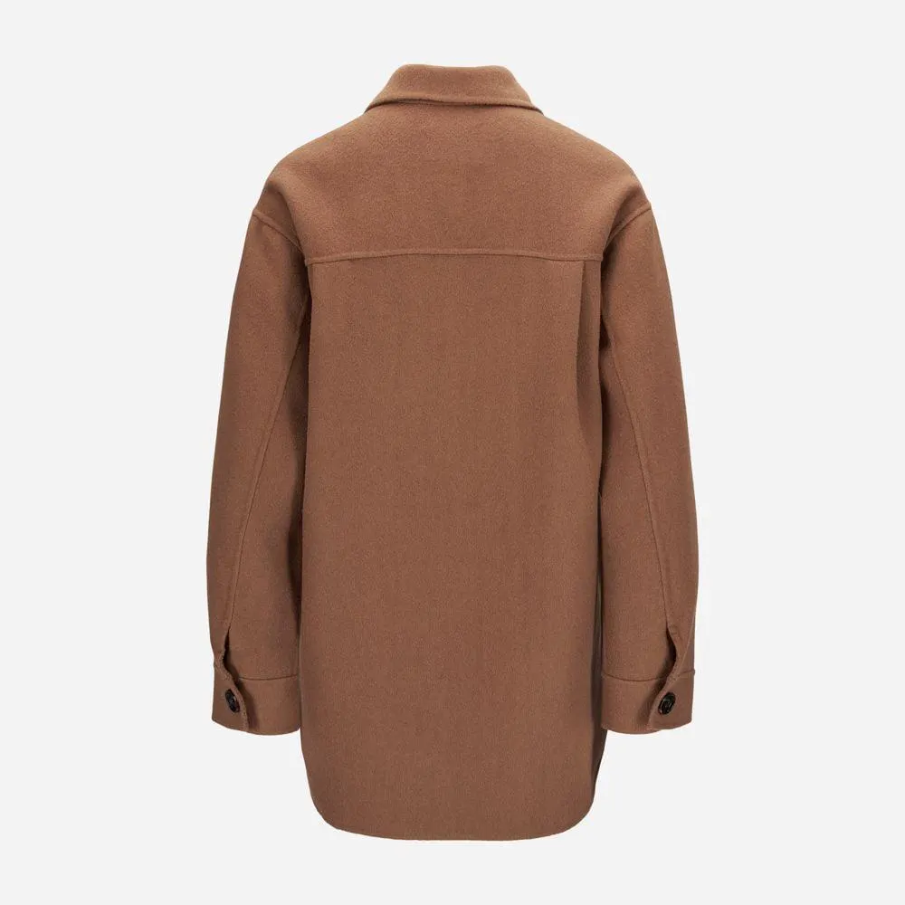 Connie Shirt Jacket - Camel