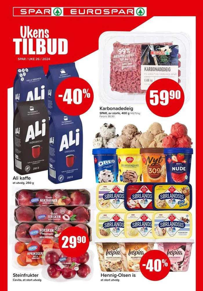 Spar Kundeavis fra 23. juni til 7. juli 2024 - kundeavisside 1