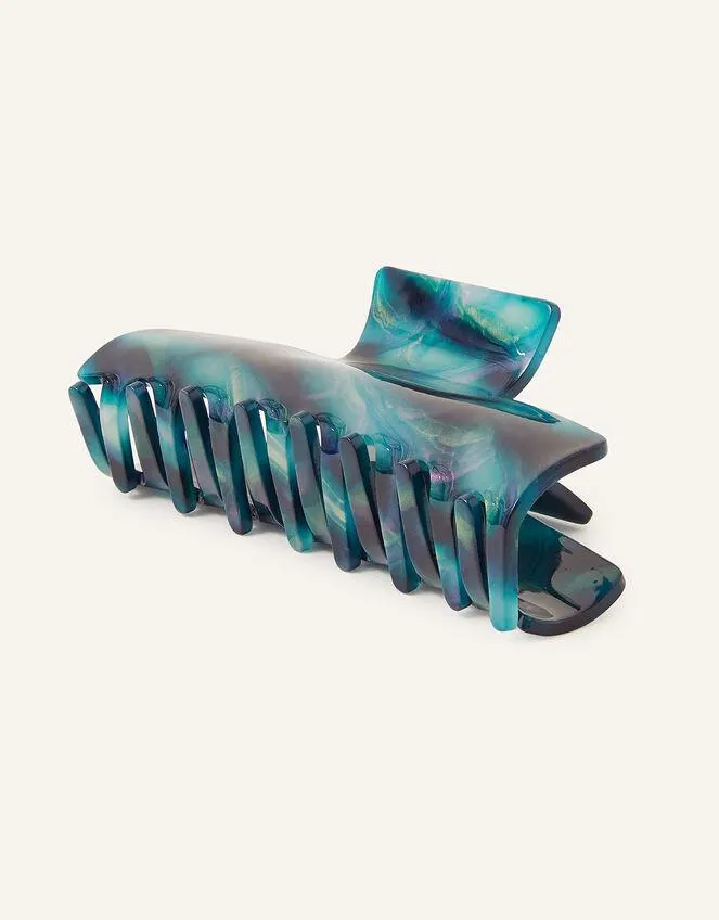 Large Marble Resin Claw Clip