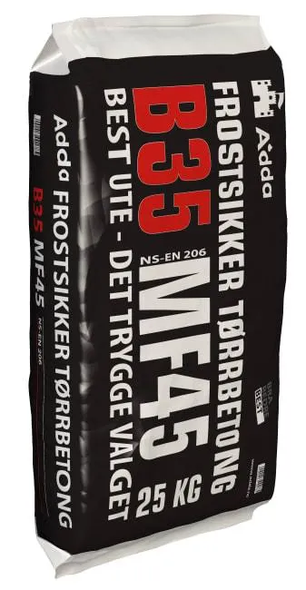 Adda Tørrmørtel B35 MF45 25kg