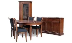 Berna spisebord med innleggsplate