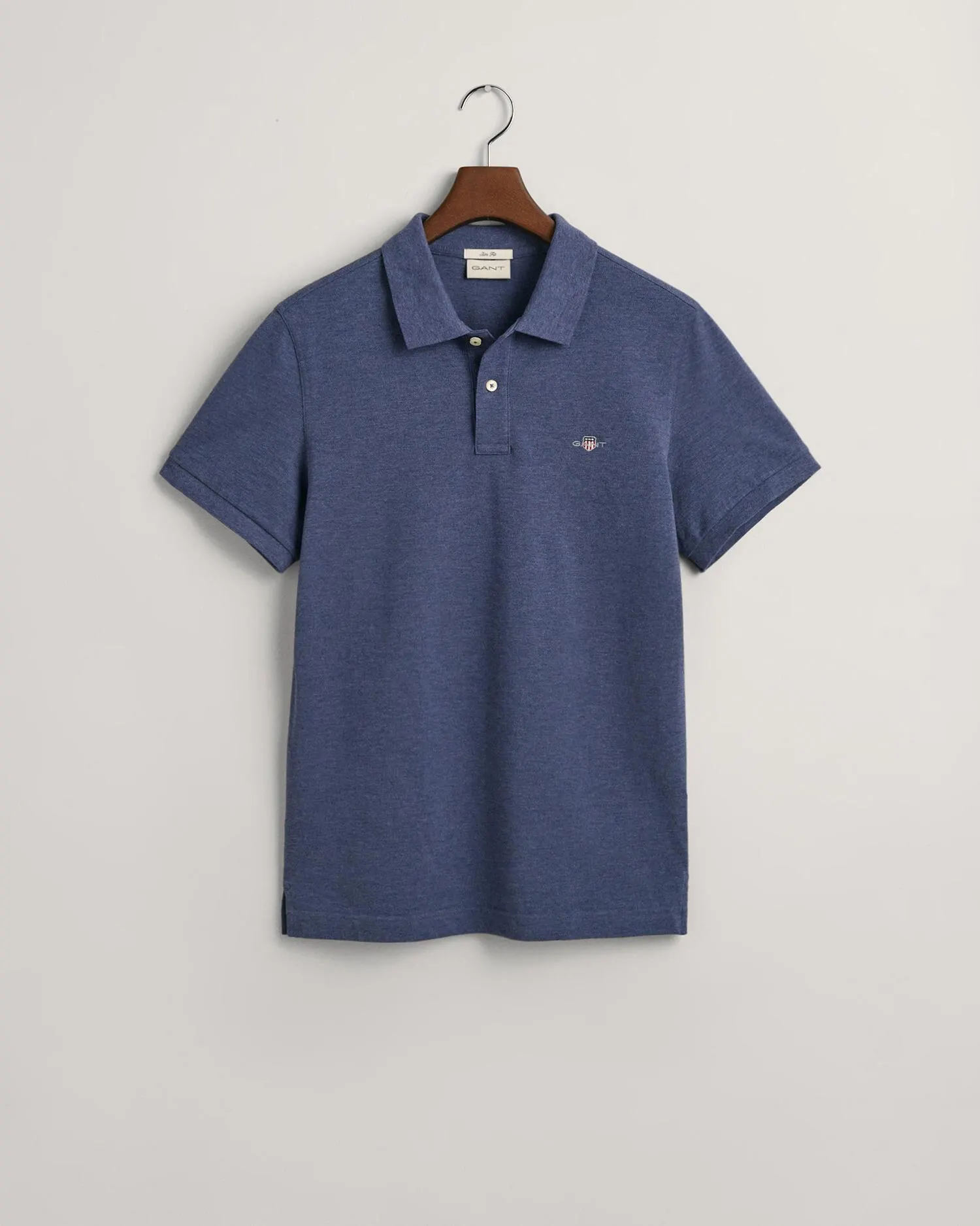 Klassisk piquéskjorte i slim fit