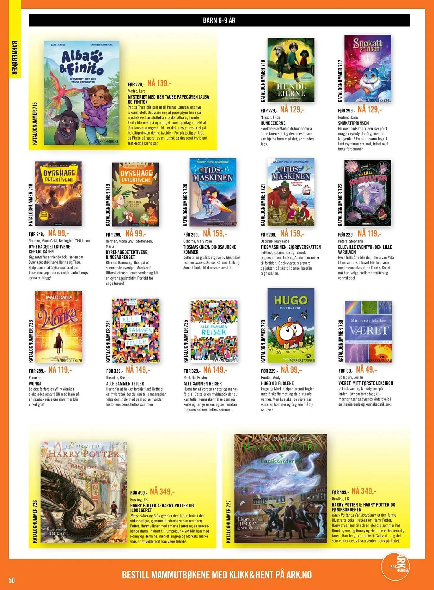 Ark Bokhandel kundeavis fra 16. februar til 9. mars 2026 - kundeavisside 50